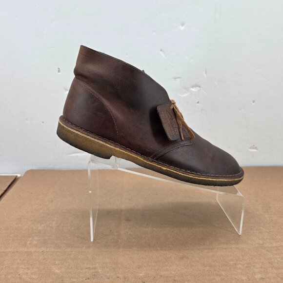 Clarks Other - Clarks Originals Desert Boot Chukka Men’s Beeswax Leather Crepe Sole 10M